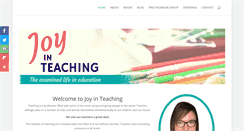 Desktop Screenshot of joyinteaching.com